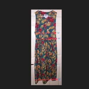 COTTAGE  PRARIECORE GRUNGE FLOWER DRESS HUGE BILLOWY VINTAGE 90S GARDEN MOM